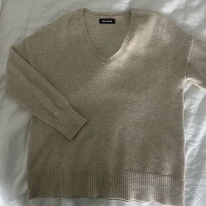 Naadam Cashmere Oversized V neck sweater